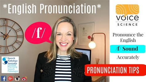 How To Pronounce The English F Sound Accurately Australian Accent