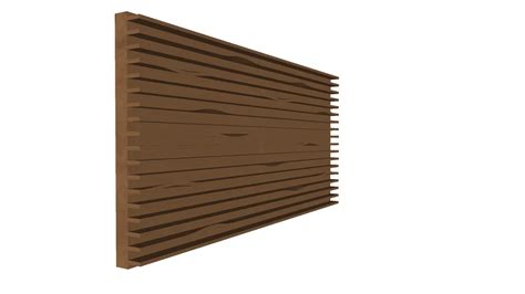 Wooden Panel 3d Warehouse