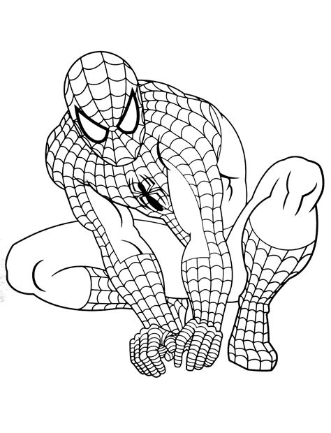 Spider Man Coloring Pages Printable