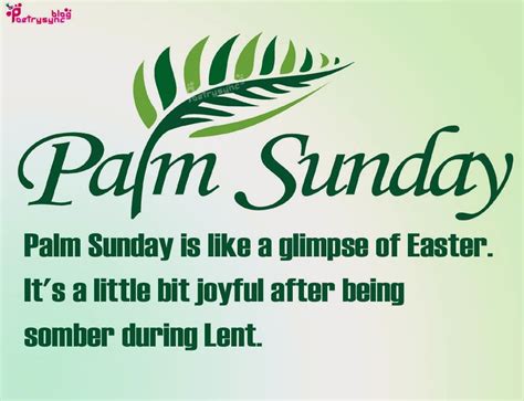 Palm Sunday Holy Week Best Wishes Quote Picture Palm Sunday