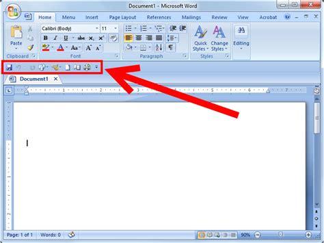 How To Customize The Quick Access Toolbar In Microsoft Word Windows