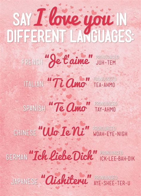 The next most spoken language is german, but 'i love you' in auf deutsche has several layers, and can be a lot more specific. What's your love language? | Words in different languages ...