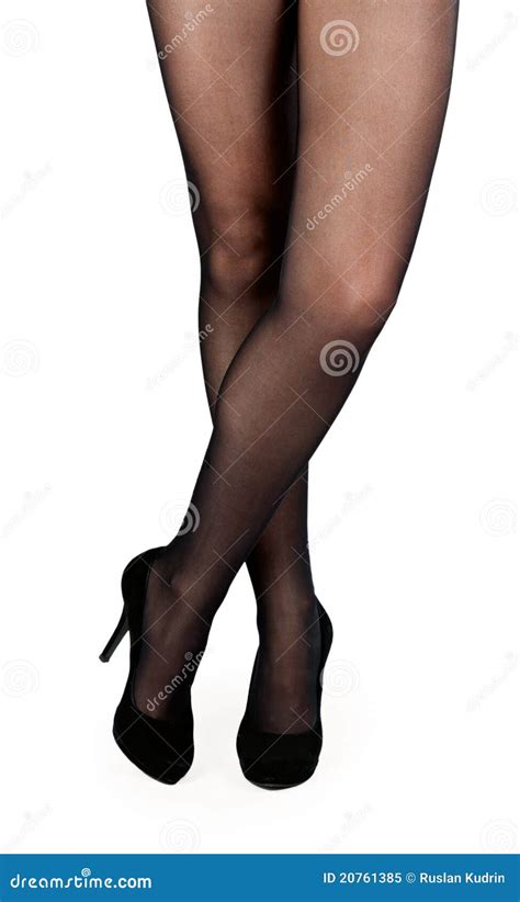 Beautiful Female Legs In Pantyhose Royalty Free Stock Photo Image
