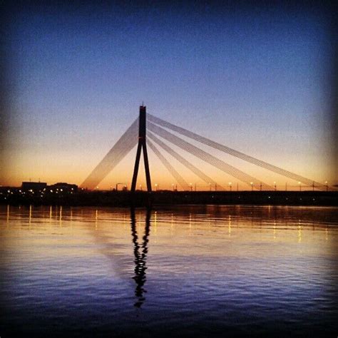 Sunset In Riga