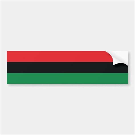 Flag of the popular revolutionary democratic party.svg 512 × 308; Red, Black and Green Flag Bumper Sticker | Zazzle