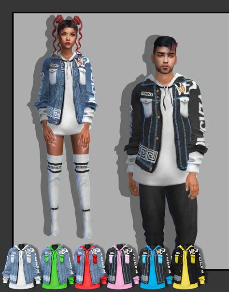 Sims 4 Fusionstyle By Sviatlana Denim Jacket The Sims Book