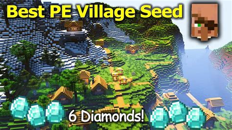 Best Minecraft Village Seed Bedrock 1 20 62 Seeds Minecraft 1 20 Bedrock Best Speedrunning