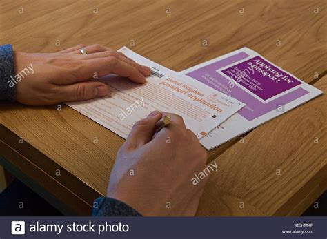 Form Filling Hi Res Stock Photography And Images Alamy