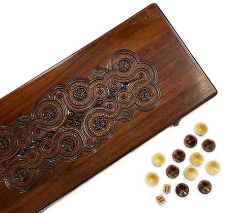 Artisan Crafted Backgammon Set Large Handmade Board Game Etsy