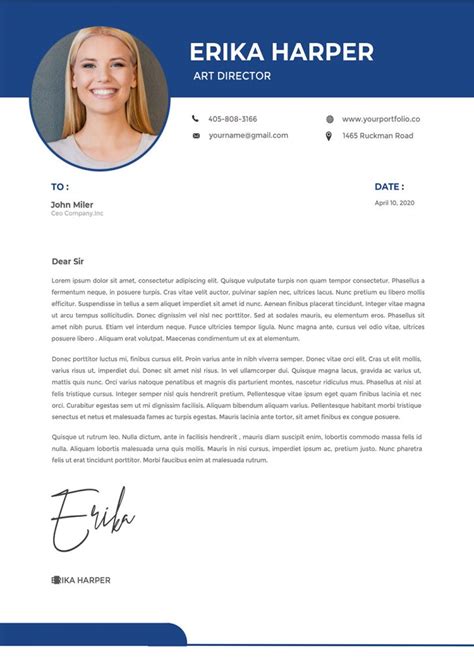 Microsoft resume cover letter templates free. Creative Cover Letter template design to Download Word Format