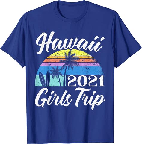 mens hawaii 2021 girls trip summer oahu summer vacation t shirt