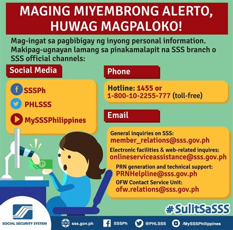 Sss Hotline Customer Service Text Sss And Other Channels Sss Inquiries