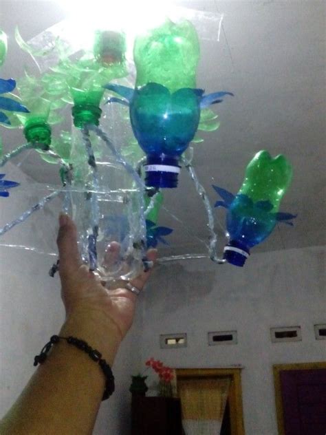 Chandelier From Plastic Bottle