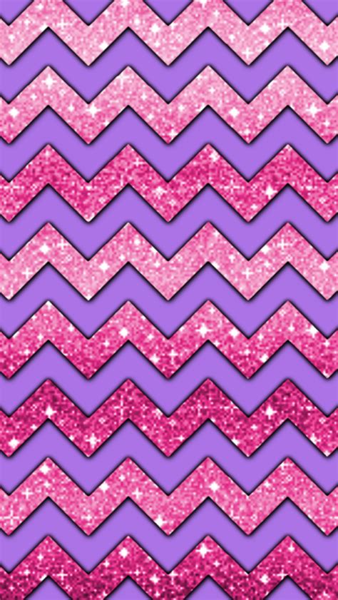 Purple And Pink Chevron Wallpaper Wallies Pinterest