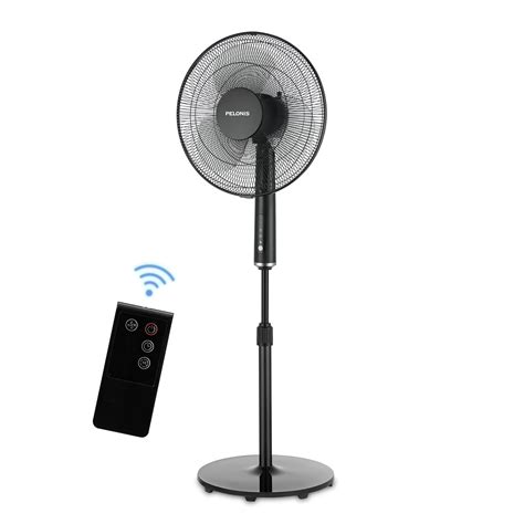 Pelonis Pedestal Fan With Remote Control 16 Inch Touch Control