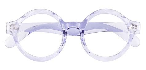 Crystal Round Prescription Glasses Purple Women S Eyeglasses Payne Glasses