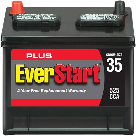 Everstart Plus Lead Acid Automotive Battery Group Size 35 3 Walmart