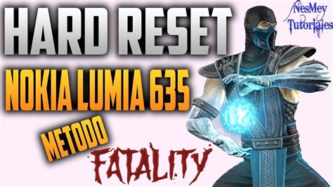 HARD RESET NOKIA LUMIA ESPAÑOL METODO FATALITY YouTube