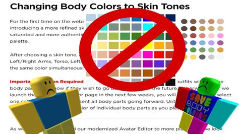 Roblox Changing Body Color To Skin Tone A Roblox Rant Youtube