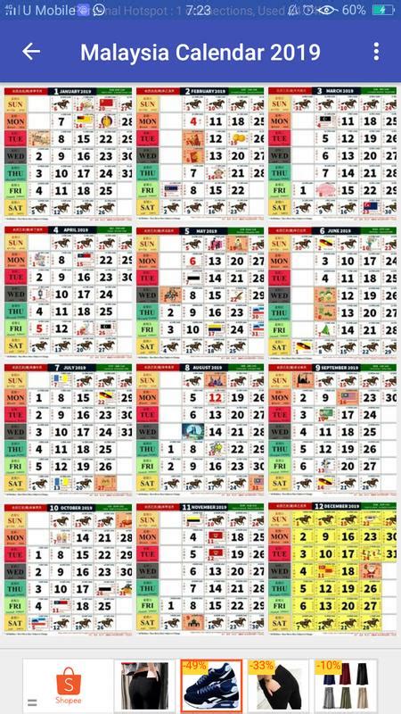 Berdasarkan kemungkinan rukyatul hilal global. Malaysia Calendar 2019 for Android - APK Download