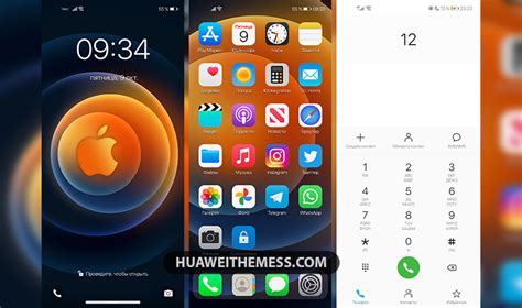 Iphone 12a Theme For Emui 1110 And Magicui 43 Ios Theme Download