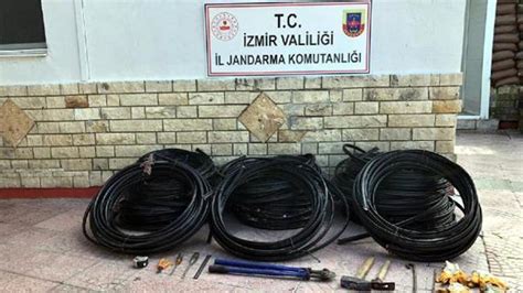 11 Bin Liralık Kablo çalan 3 şüpheli Tutuklandı Son Dakika Haberler