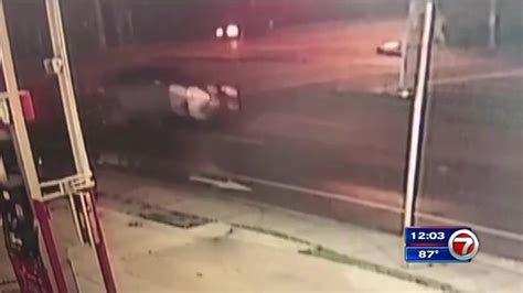 Surveillance Video Shows Fatal Hit And Run In Fort Lauderdale Wsvn