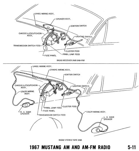 It shows how the electrical wires are interconnected and can also show where fixtures and components could be attached to the system. 1967 Mustang Wiring and Vacuum Diagrams - Average Joe Restoration