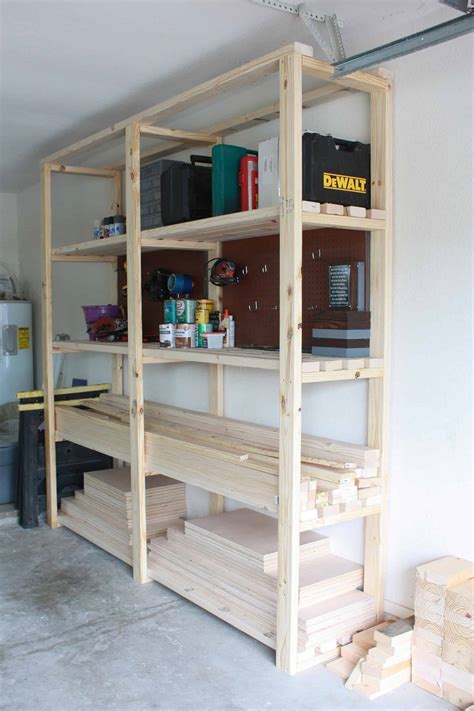 Easy Diy Garage Storage Shelves
