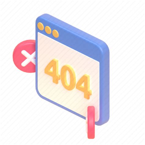 Not Found Isometric 3d Illustration Download On Iconfinder