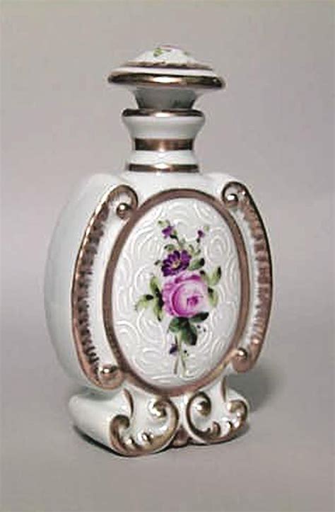 French Victorian Accessories Vanity Itemperfume Bottle Porcelain