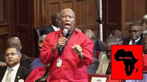 Drama In Parliament Debate On Julius Malema And Eff Behavior During