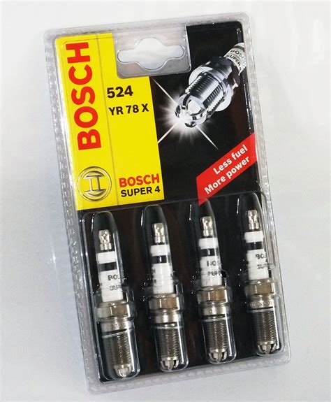 Bosch Super 4 Spark Plugs New 4 Pack H78nx Yr78x Fr78nx More Power