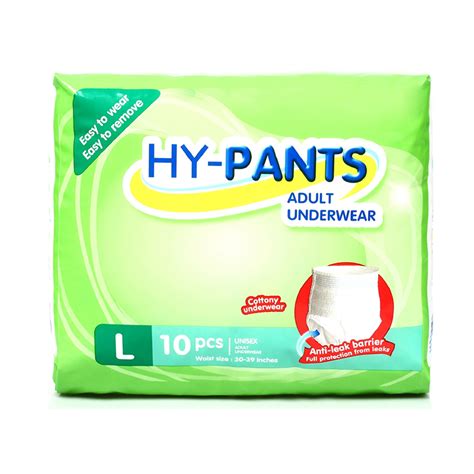 Hy Pants Adult Underwear L 10s Csi Supermarket