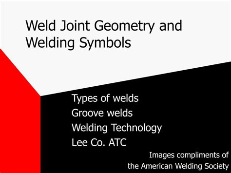 Ppt Weld Joint Geometry And Welding Symbols Powerpoint Presentation