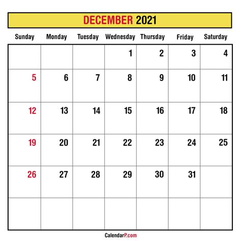2021 Monthly Planner Printable Free Sunday Start Yellow Calendarp
