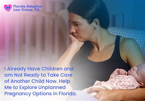 Unplanned Pregnancy Options Florida Adoption Law Group
