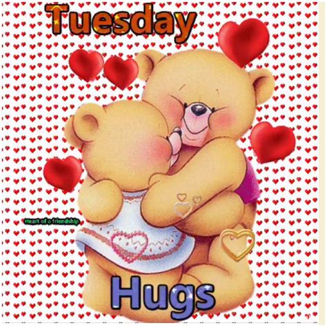 Good Morning Tuesday Good Morning Love Happy Tuesday Hug Cartoon