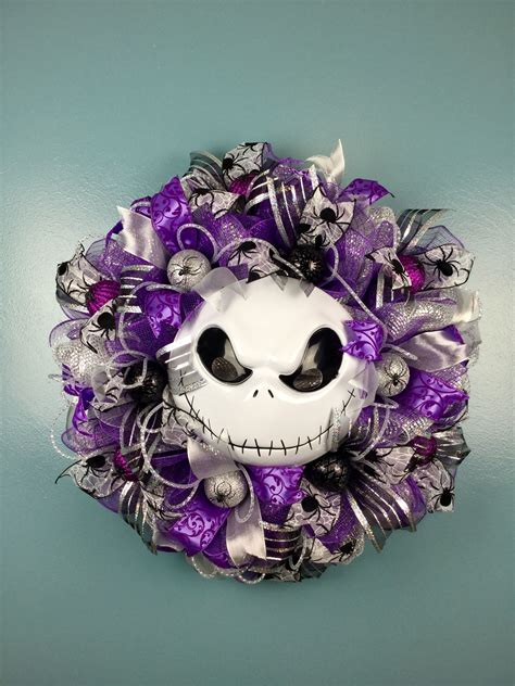 This is the original picture from which i derived my idea. 22" Silver Deco Mesh Jack Skellington/Nightmare Before ...