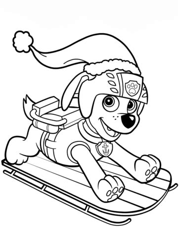 53 paw patrol black and white clipart. Zuma on Sled Coloring page | Paw patrol ausmalbilder ...
