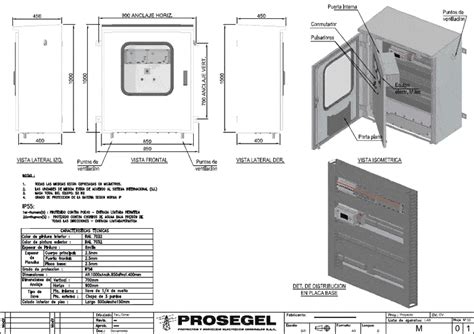 Electrical Distribution Box Prosegel DWG Block For AutoCAD Luxury