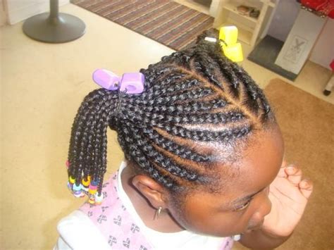 8 Wonderful Cute Two Ponytail Hairstyles With Weave Braided For Kids