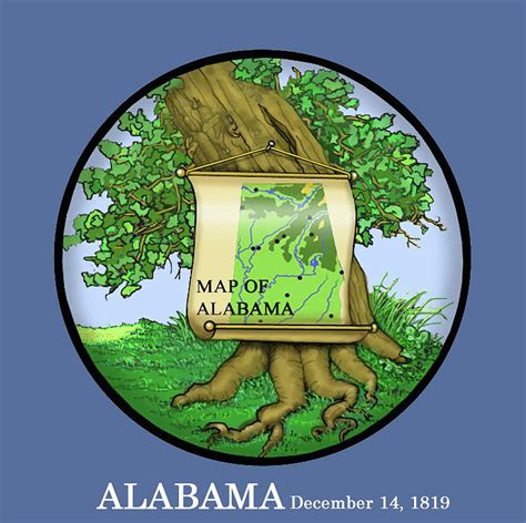 Alabama State Seal Digital Art By Donald Shaw Fine Art America