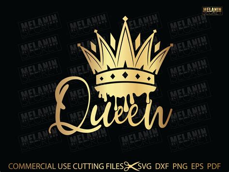 Crown Svg Drippin Crown Svg Melanin Svg Afro Svg Dope