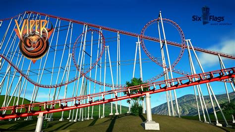 Viper Magic Mountain Six Flags Planet Coaster Mods