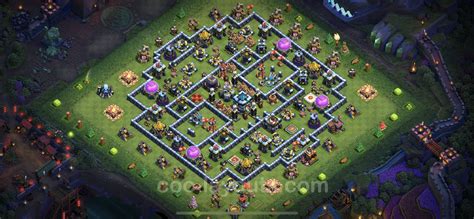 Trophy Defense Base Th With Link Legend League Hybrid Clash Of Clans Town Hall
