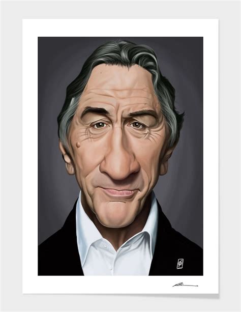 Celebrity Sunday Robert De Niro Art Print By Rob Art Illustration