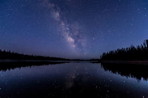 Milkway Lake Water Reflection Stars 5k Hd Nature 4k Wallpapers