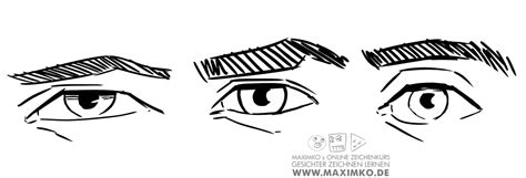 M Nnliches Manga Auge Zeichnen Lernen Augen Zeichnen Manga Augen