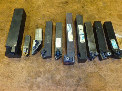 Lot Of Misc Indexable Lathe Tool Holders Btm Industrial